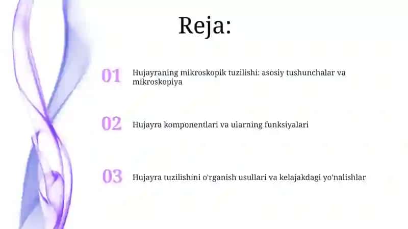 Hujayraning Mikroskopik Strukturasini Oʻrganish 2