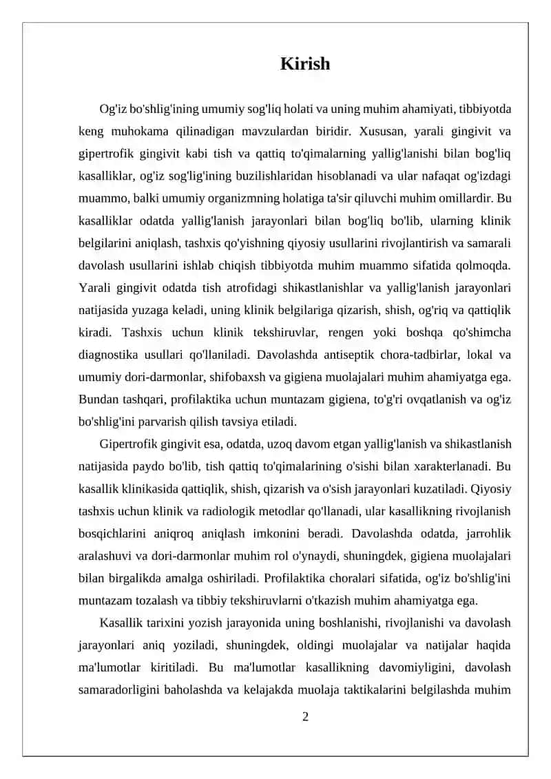 Yarali gingivit va gipertrofik gingivit 2