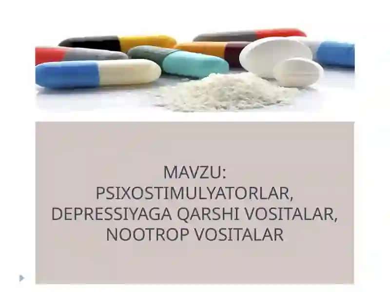 PSIXOSTIMULYATORLAR 2