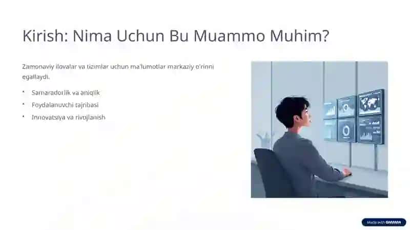 Uyumlarni Ishlashini Loyihalashda Ma'lumotlar Bilan Ta'minlash Muammolari 2