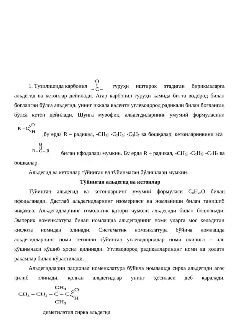 Альдегид ва кетонлар 2