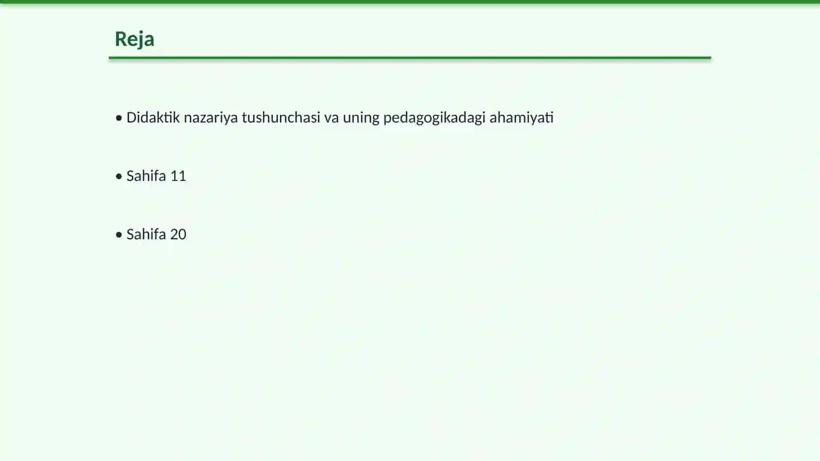 Didaktik taʼlim nazariyalari:mohiyati, tasnifi va rivojlanishi 2