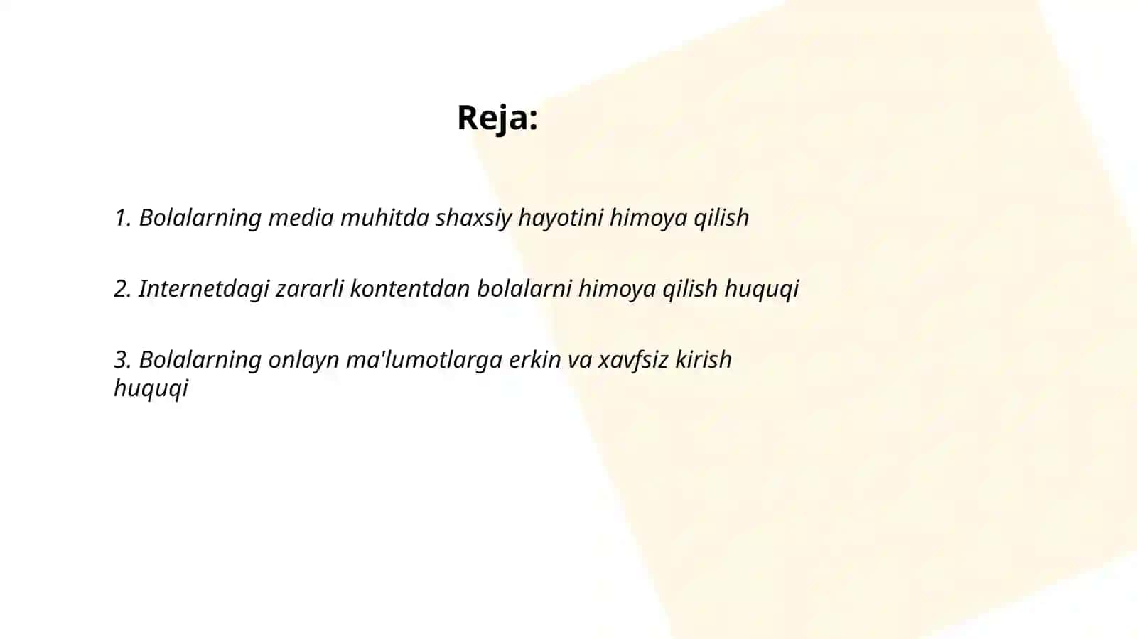 Bolalarning media muhitda shaxsiy hayotini himoya qilish 2