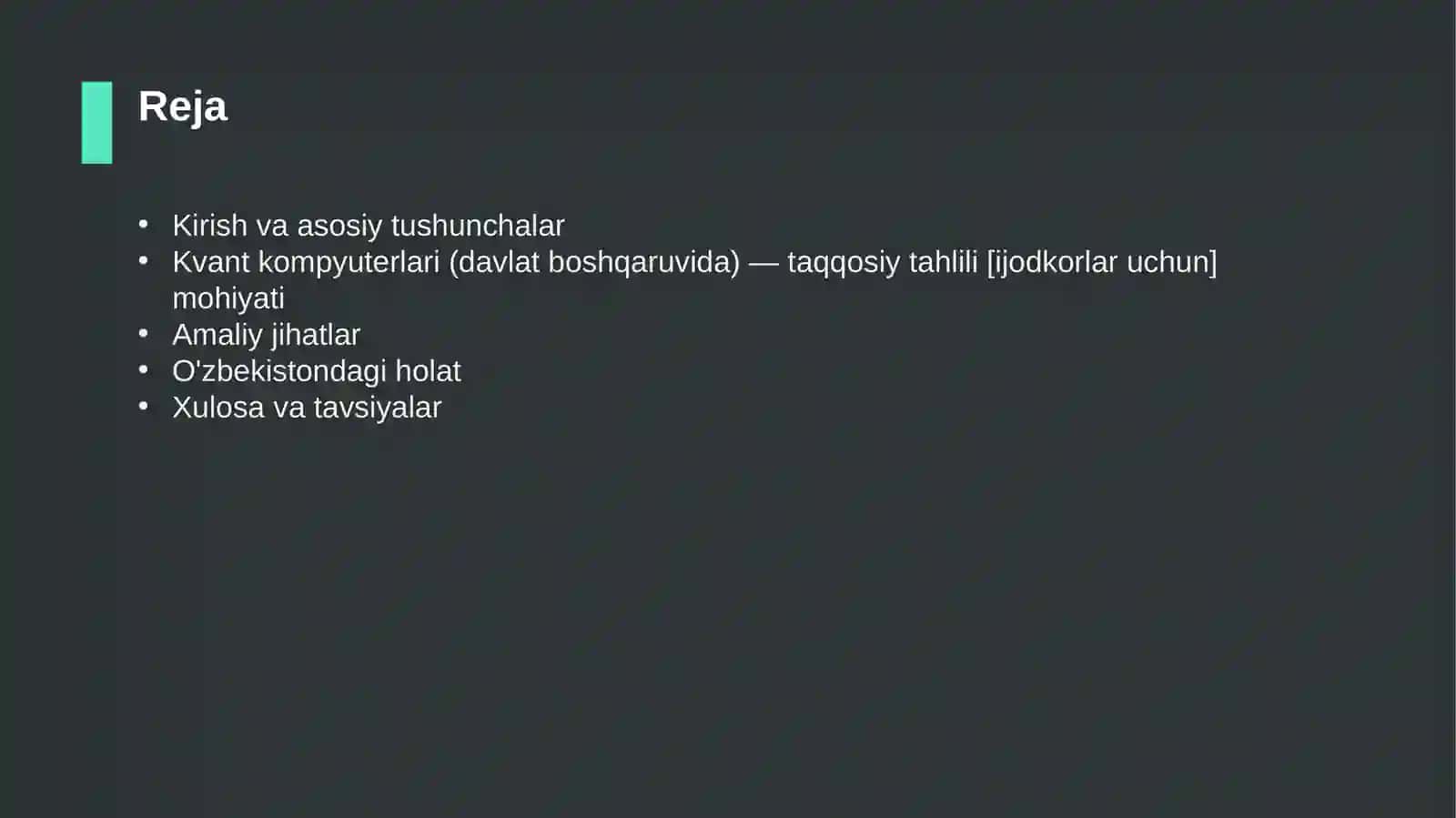 Kvant kompyuterlari (davlat boshqaruvida) — taqqosiy tahlili [ijodkorlar uchun] 2