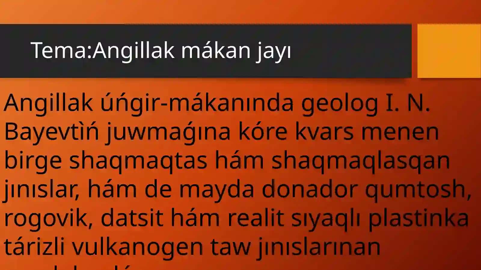 Angillak mákan jayı 2