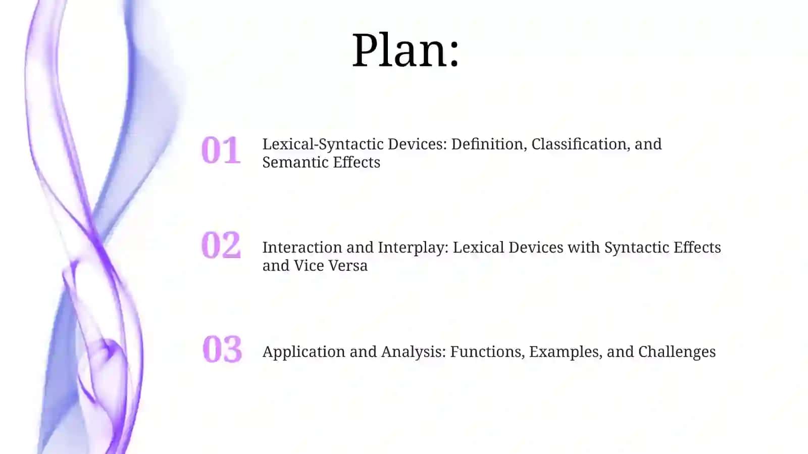 Lexical-syntactic stylistic devices 2