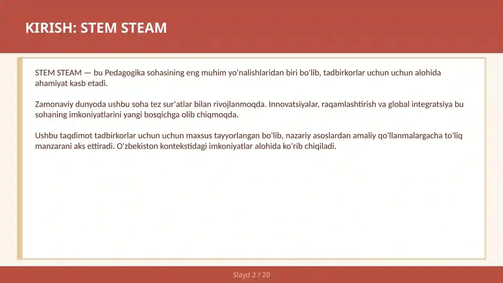 STEM STEAM 2
