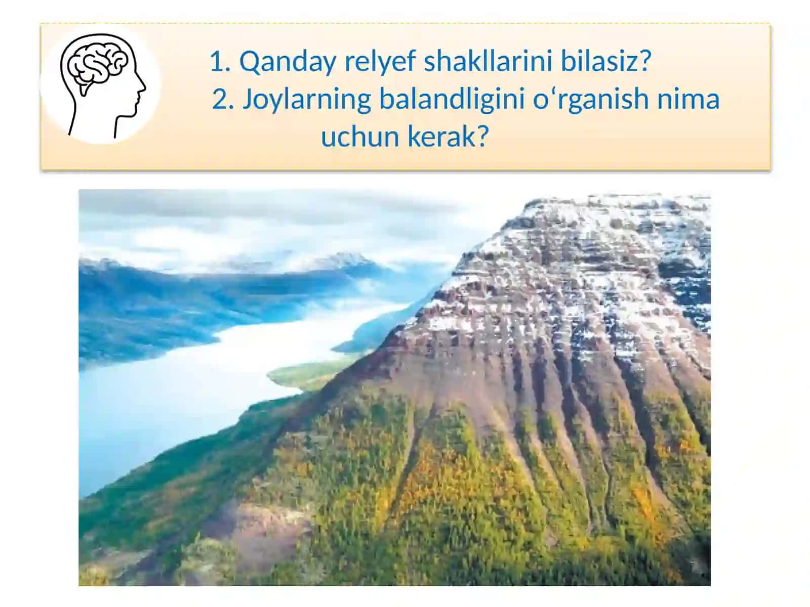Mavzu.Joy Balandligini O‘lchash 2