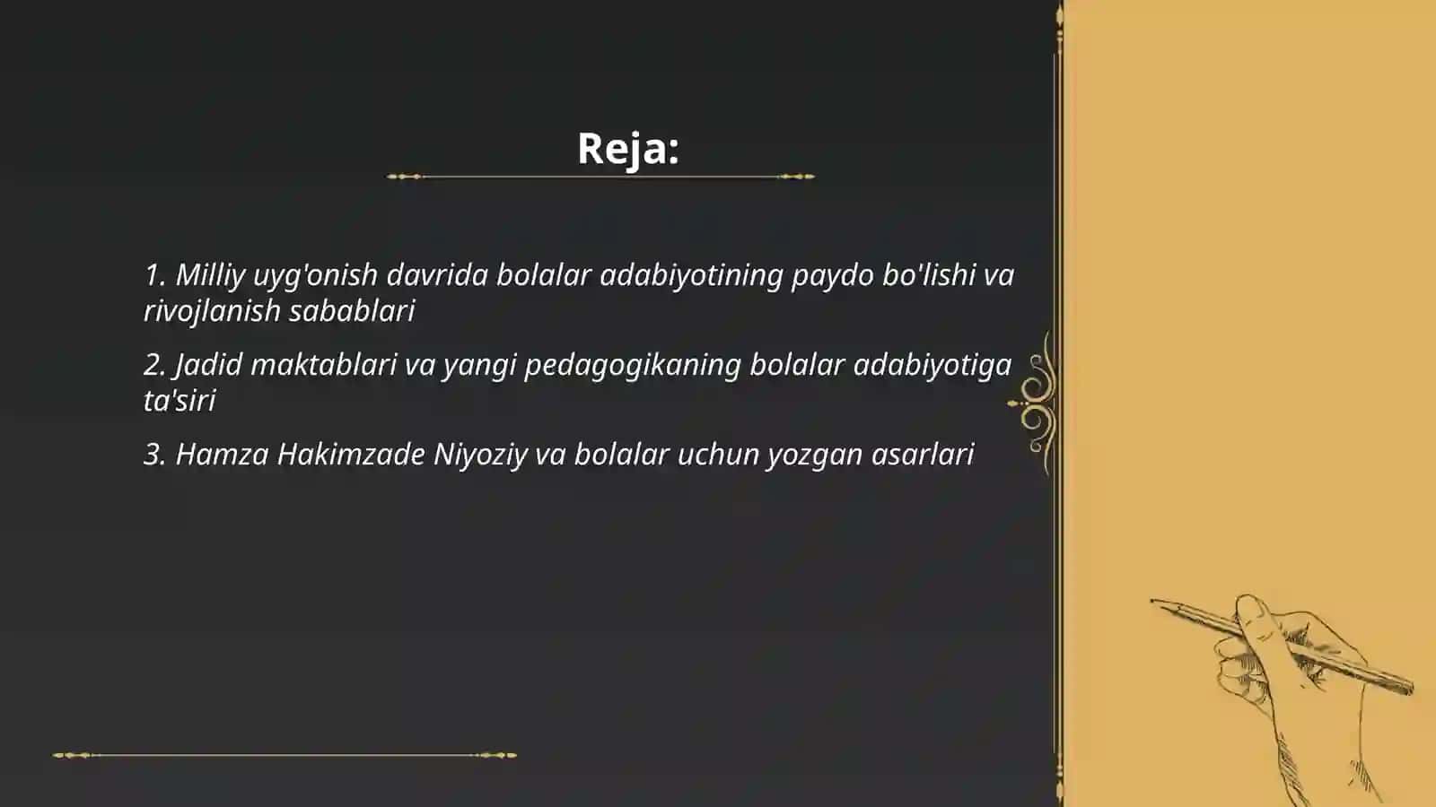 Milliy uyg'onish davri o'zbek bolalar adabiyoti 2