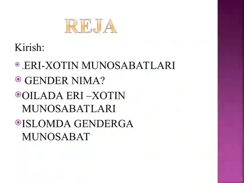 ERI-XOTIN MUNOSABATLARIDA Gender streotiplarining namoyon bolish 2