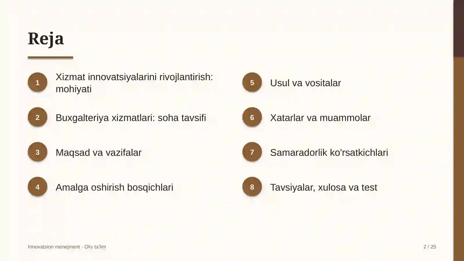 buxgalteriya xizmatlarida xizmat innovatsiyalarini rivojlantirish 9393 2
