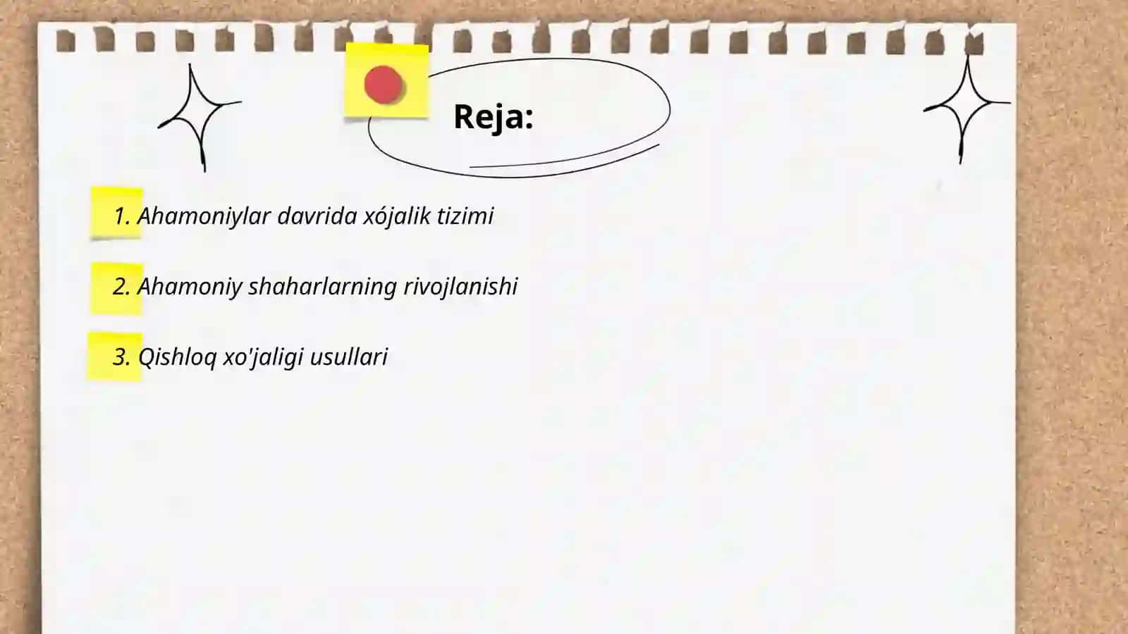 Ahamoniylar davrida xójalik tizimi 2