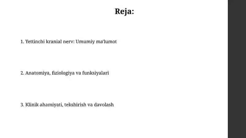 Yuz nervi 2