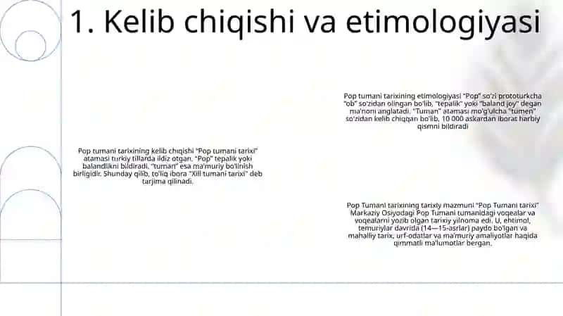 Pop Tumani Tarixi 2