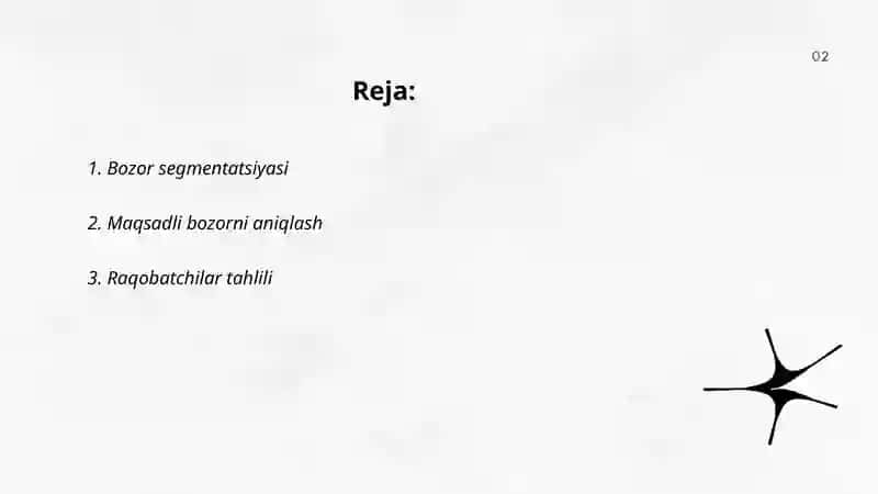 Marketing tahlili usullari 2
