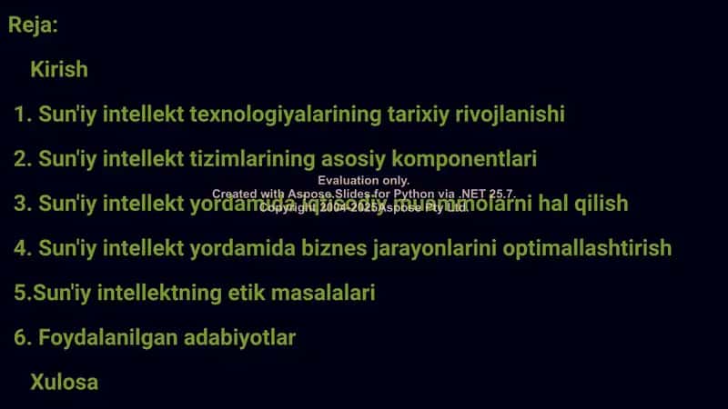 Sun'iy intellekt texnologiyalarining tarixiy rivojlanishi 2