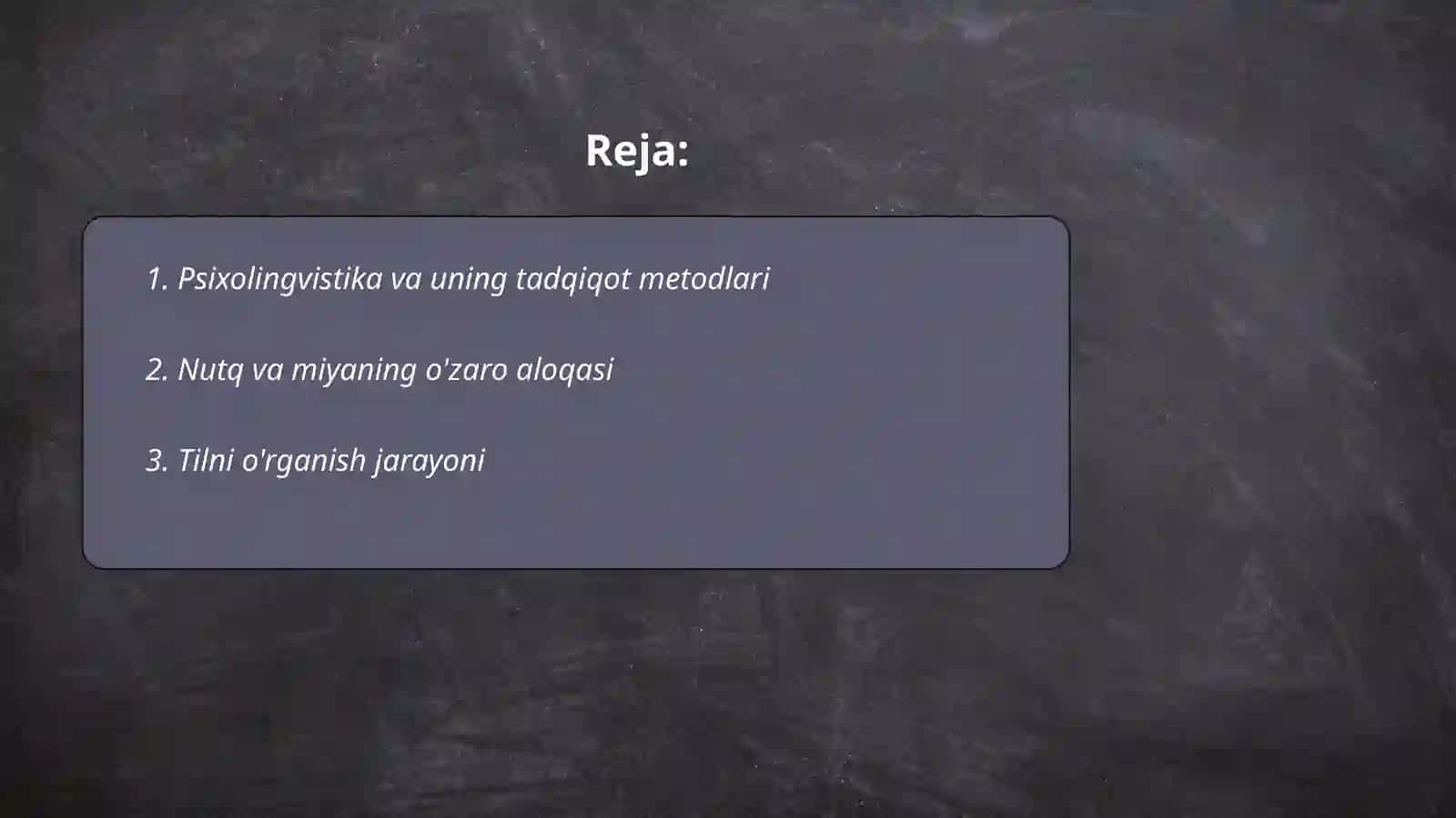 Psixolingvistika fani uchin zaruriy adabiyotlar 2
