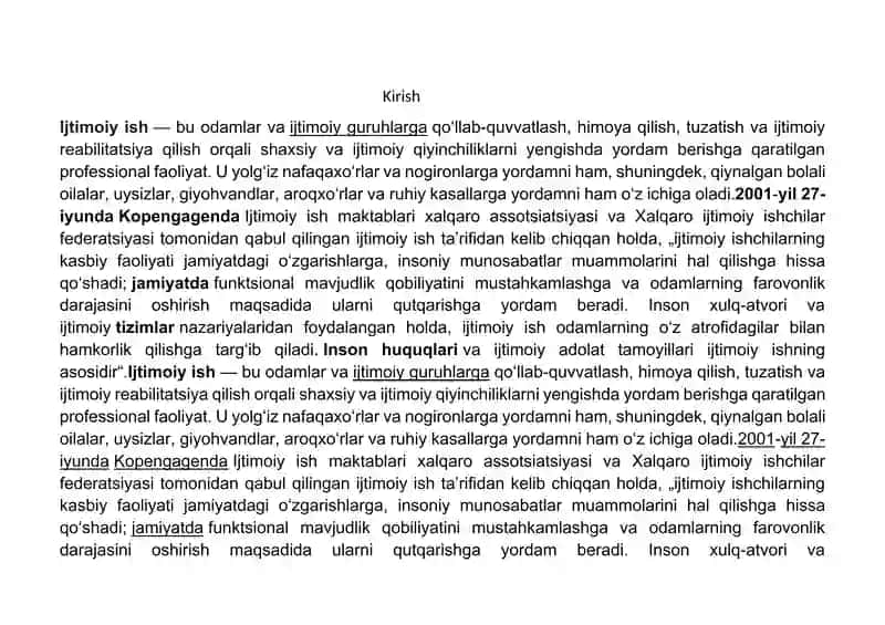 Ijtimoiy ish 2