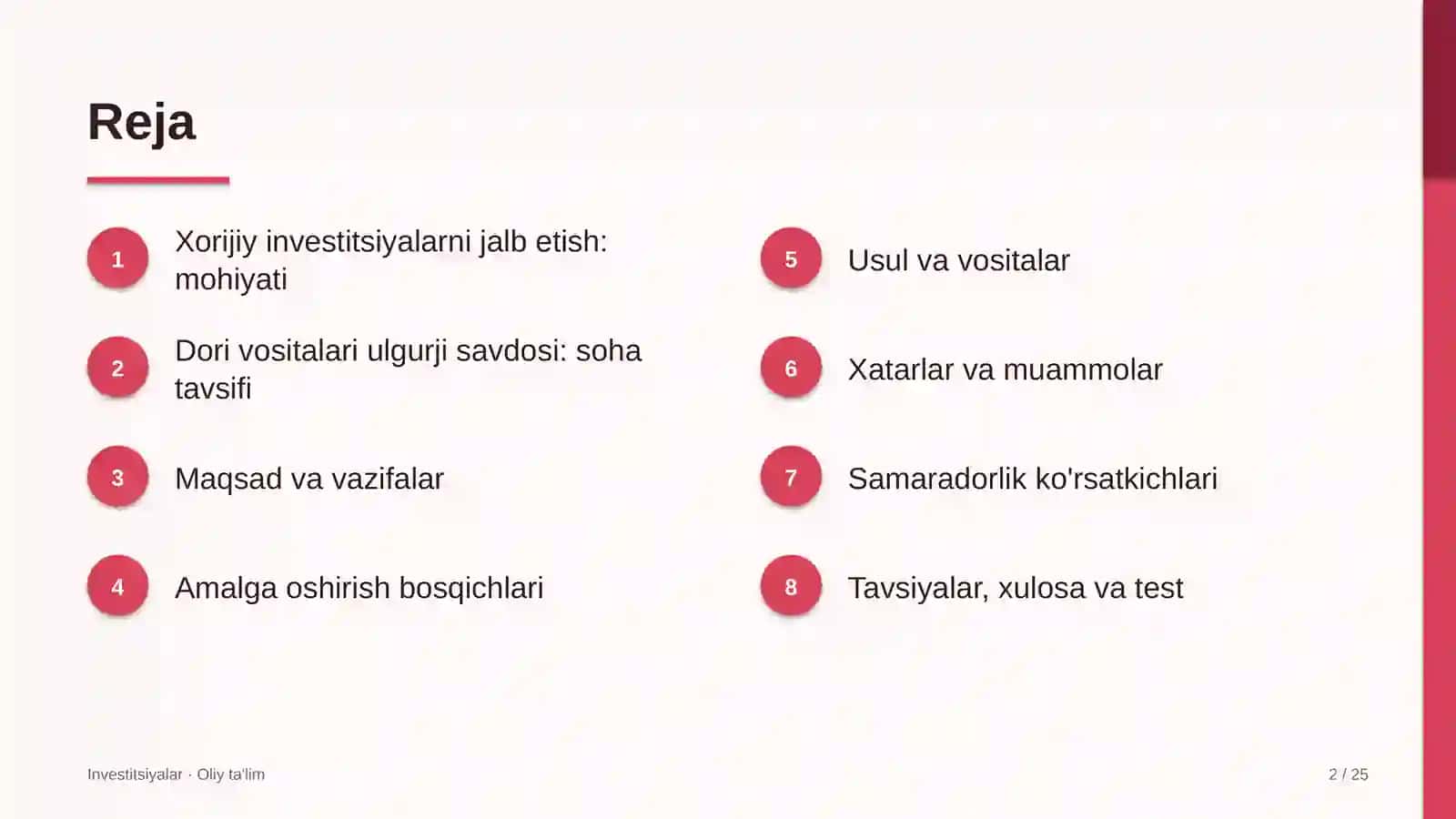 dori vositalari ulgurji savdosida xorijiy investitsiyalarni jalb etish 4214 2