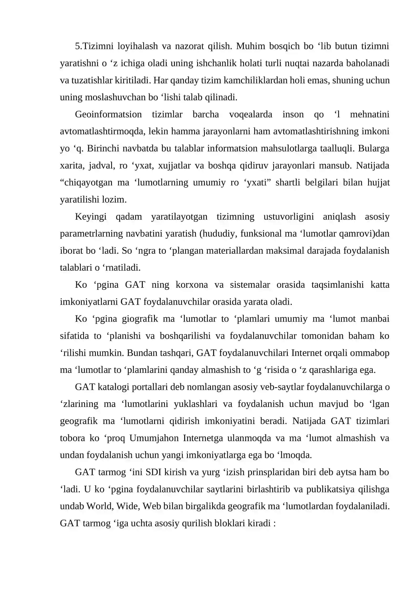 GAT FANINING MAZMUNI, PREDMETI VA METODI 2
