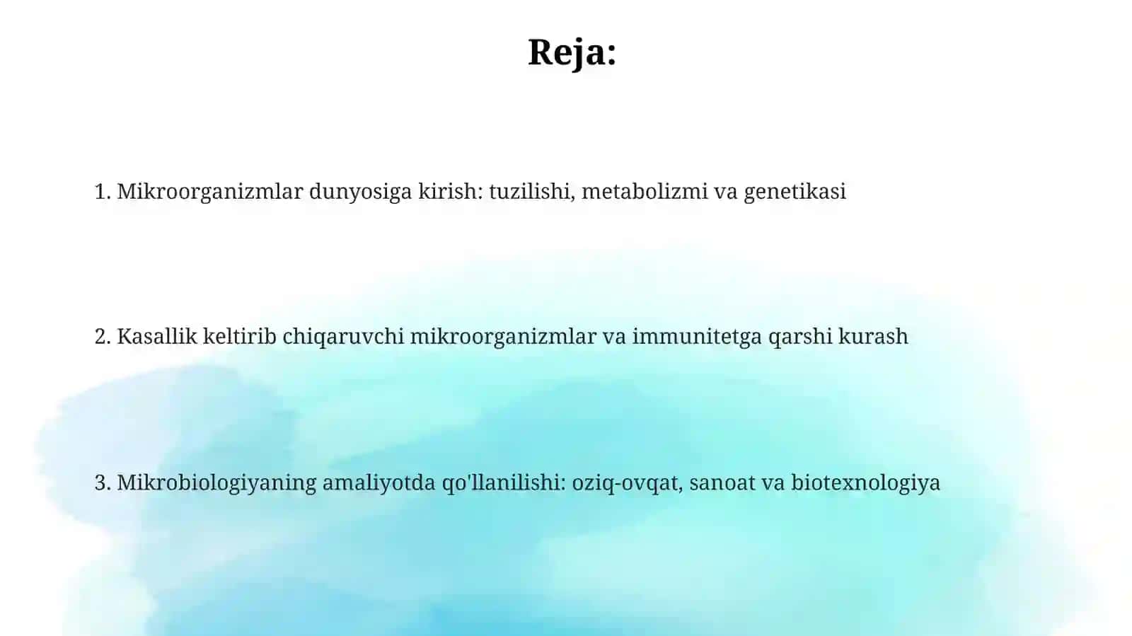 OITS MIKROBIOLOGIYASI 2