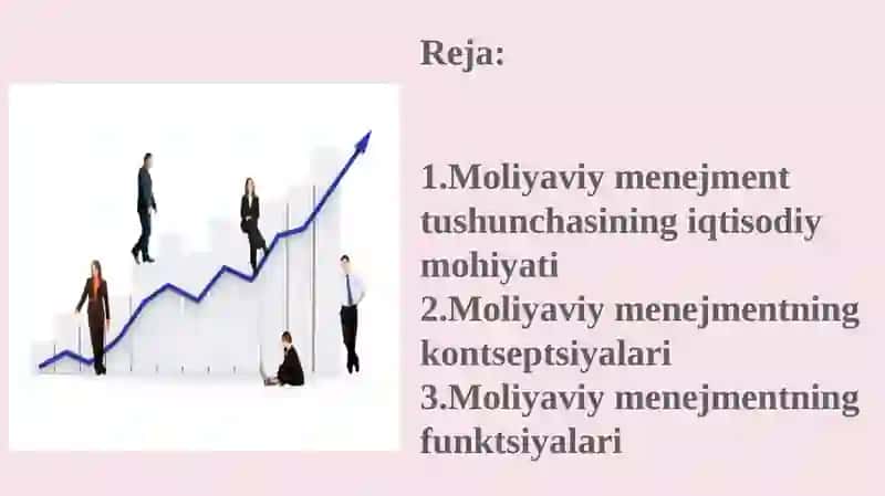 MOLIYAVIY MENEJMENTNING KONTSEPTUAL ASOSLARI 2
