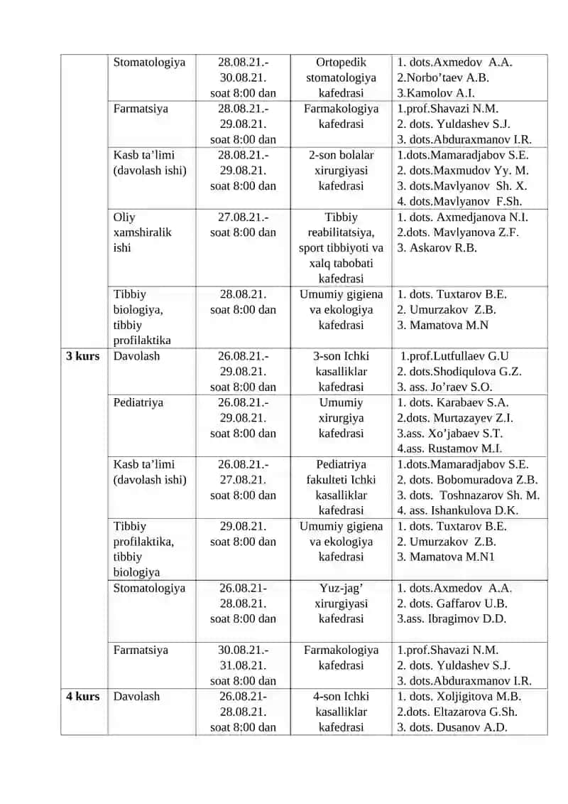 Tibbiy profilaktika, tibbiy biologiya 2