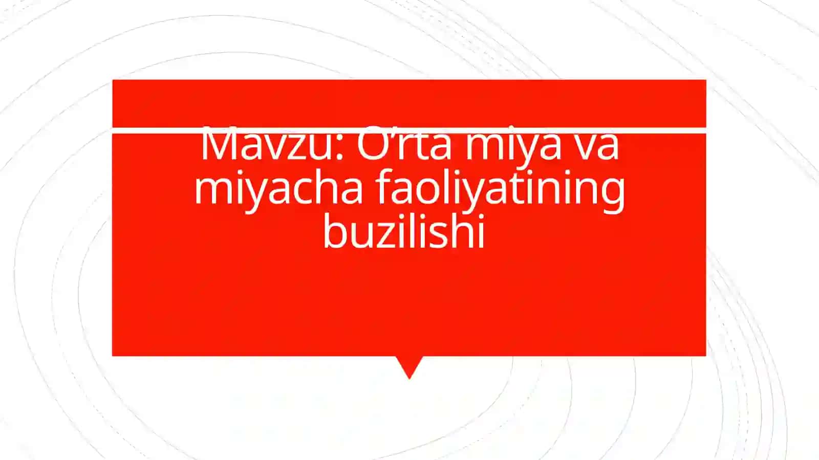 Hayvonlar patofiziologiyasi fanidan tayyorlagan mustaqil ta'limi 2