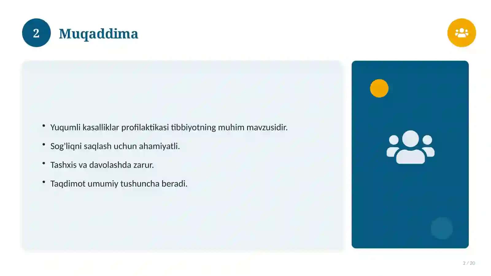 Yuqumli kasalliklar profilaktikasi 2