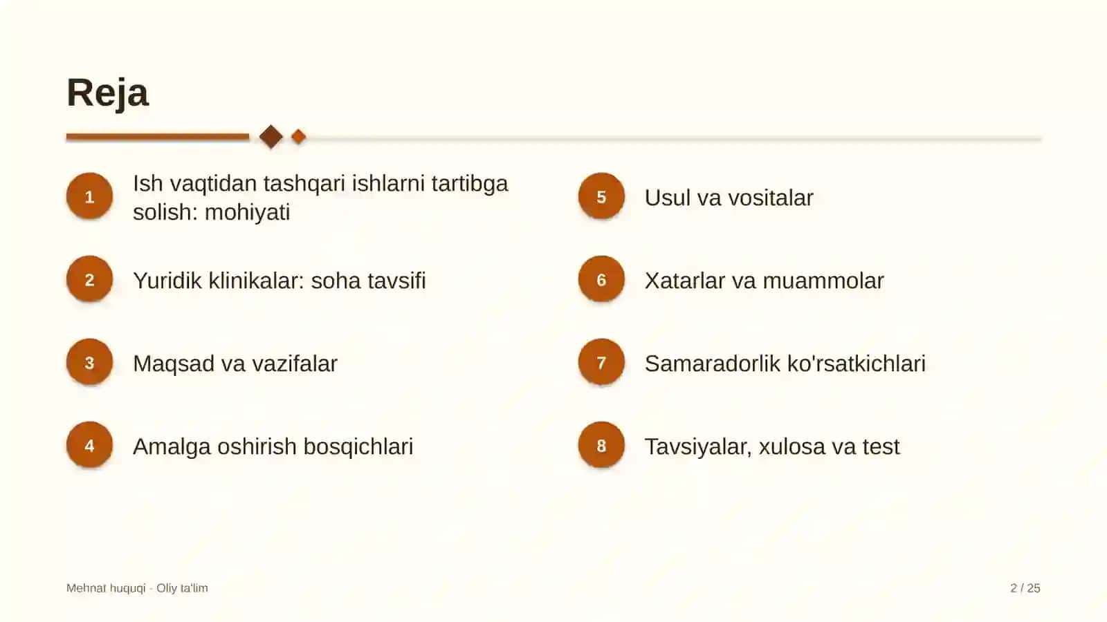 yuridik klinikalarda ish vaqtidan tashqari ishlarni tartibga solish 4359 2