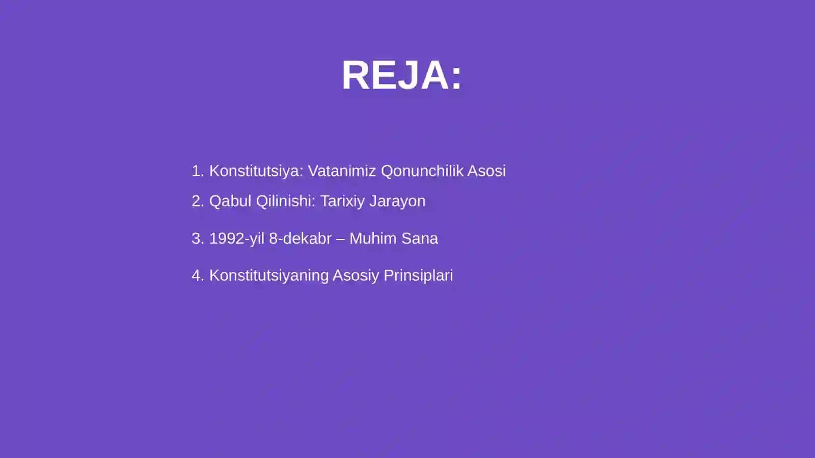 O'zbekiston Respublikasining Konstitutsiyasi 2