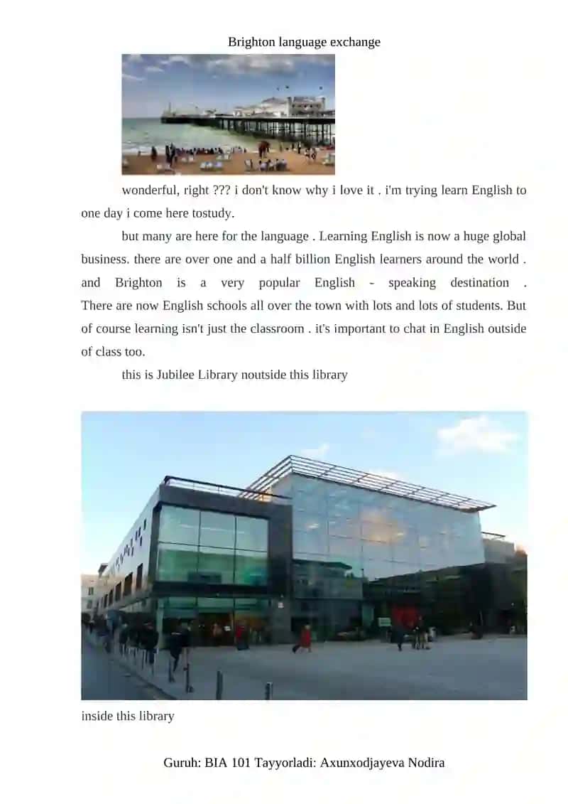 Brighton language exchange 2