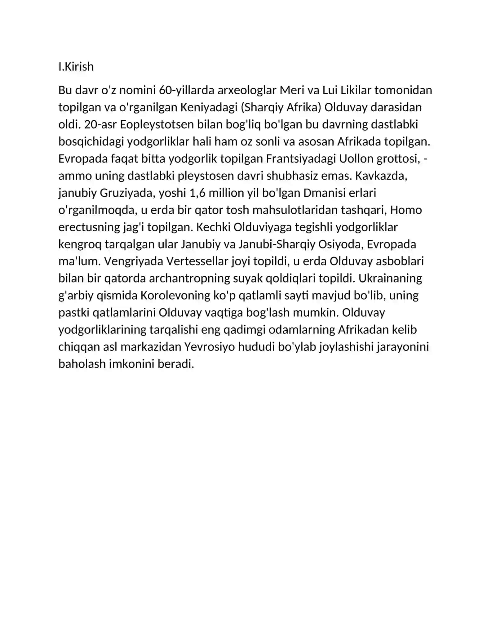 Olduvay madaniyat 2