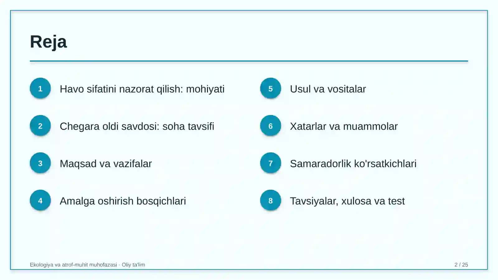 chegara oldi savdosida havo sifatini nazorat qilish 3086 2
