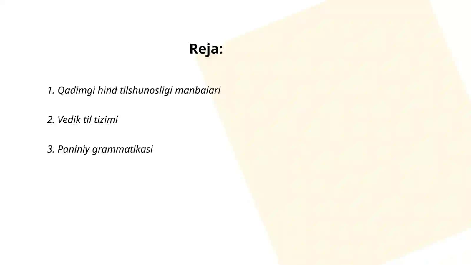 Qadimgi hind va yunon tilshunosligi 2