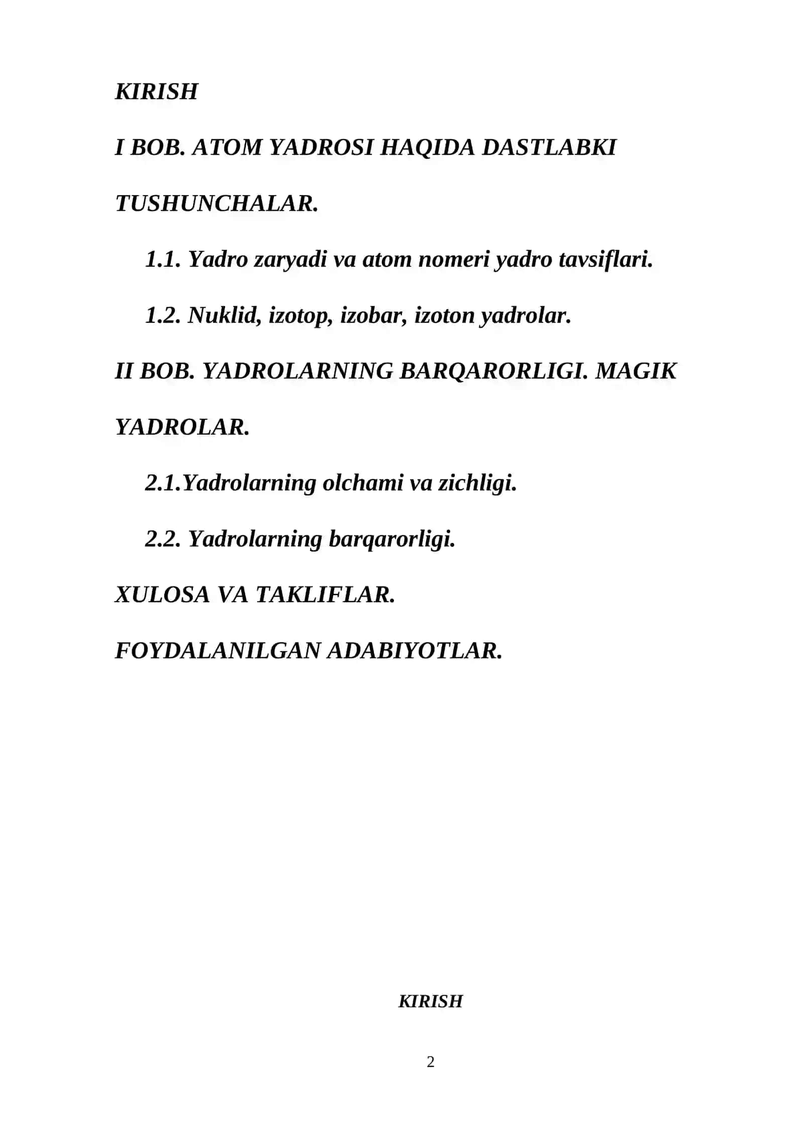 Yadro Fizikasi Ta'limi 2