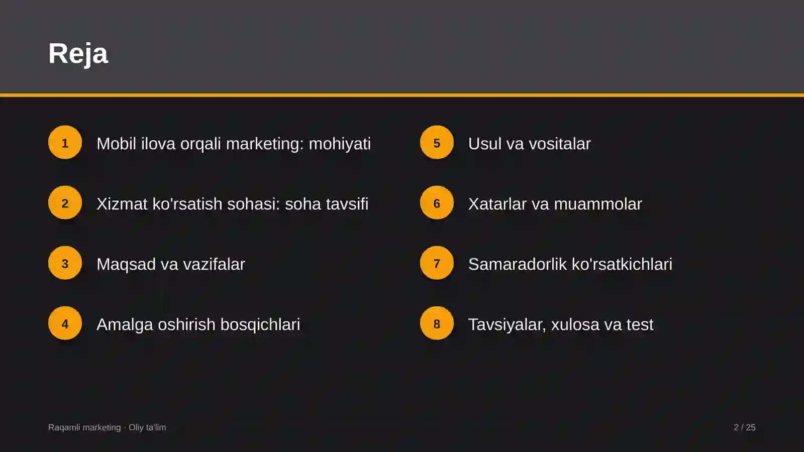 xizmat ko'rsatish sohasida mobil ilova orqali marketing 6507 2