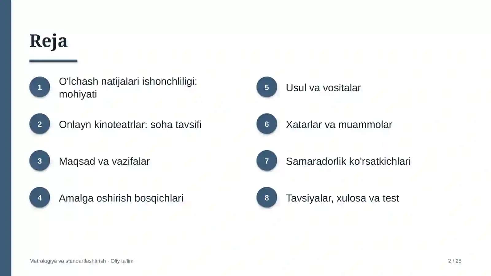onlayn kinoteatrlarda o'lchash natijalarining ishonchliligini ta'minlash 5487 2