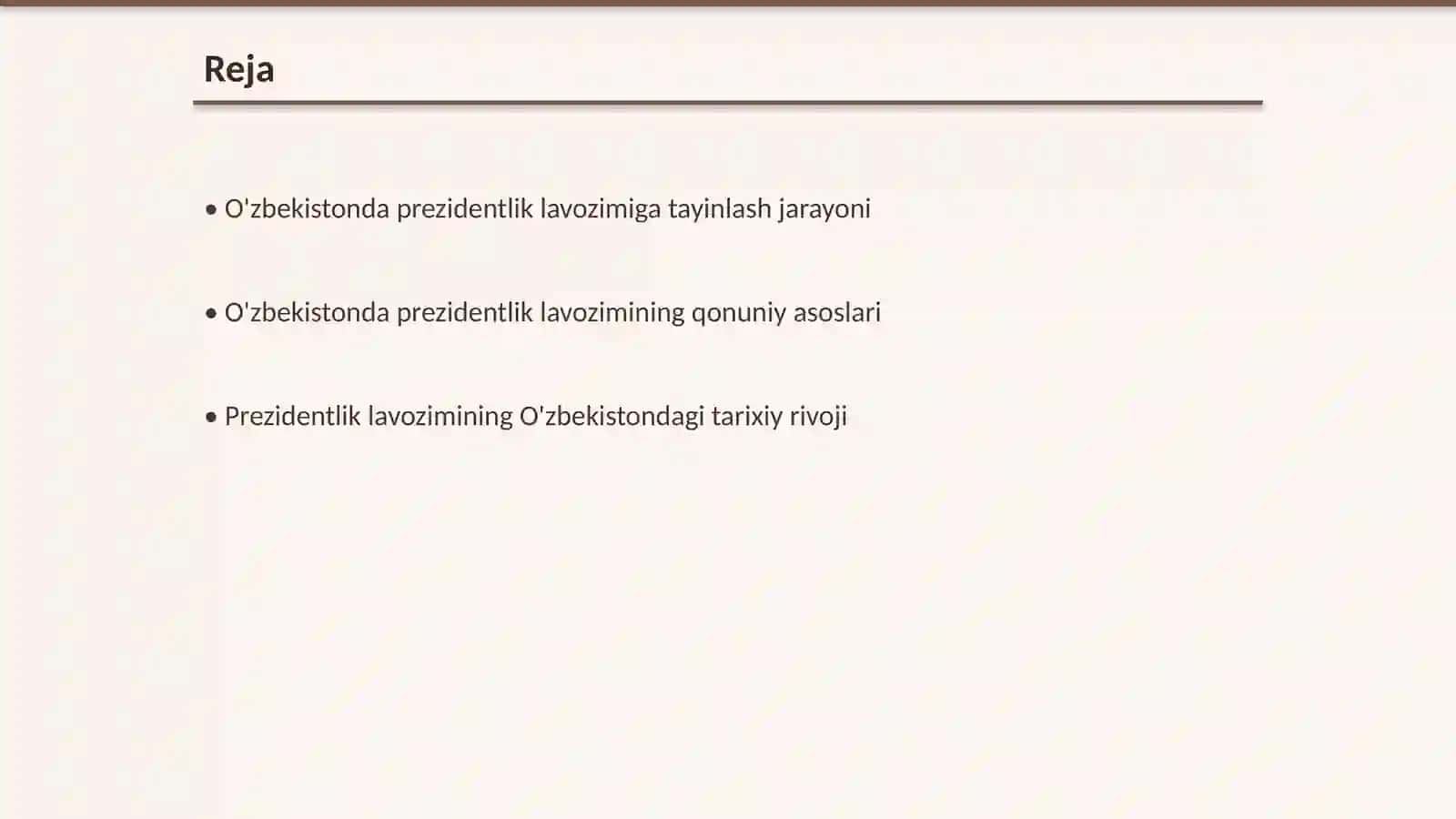 O'zbekistonda prezidenlik lavozimining joriy etilishi 2