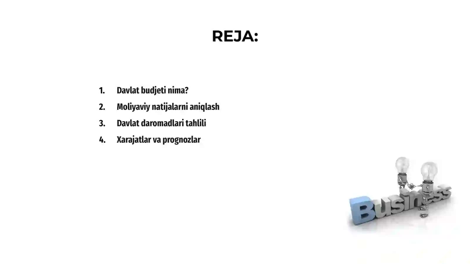 Davlat budjeti moliyaviy natijalari hisobi 2