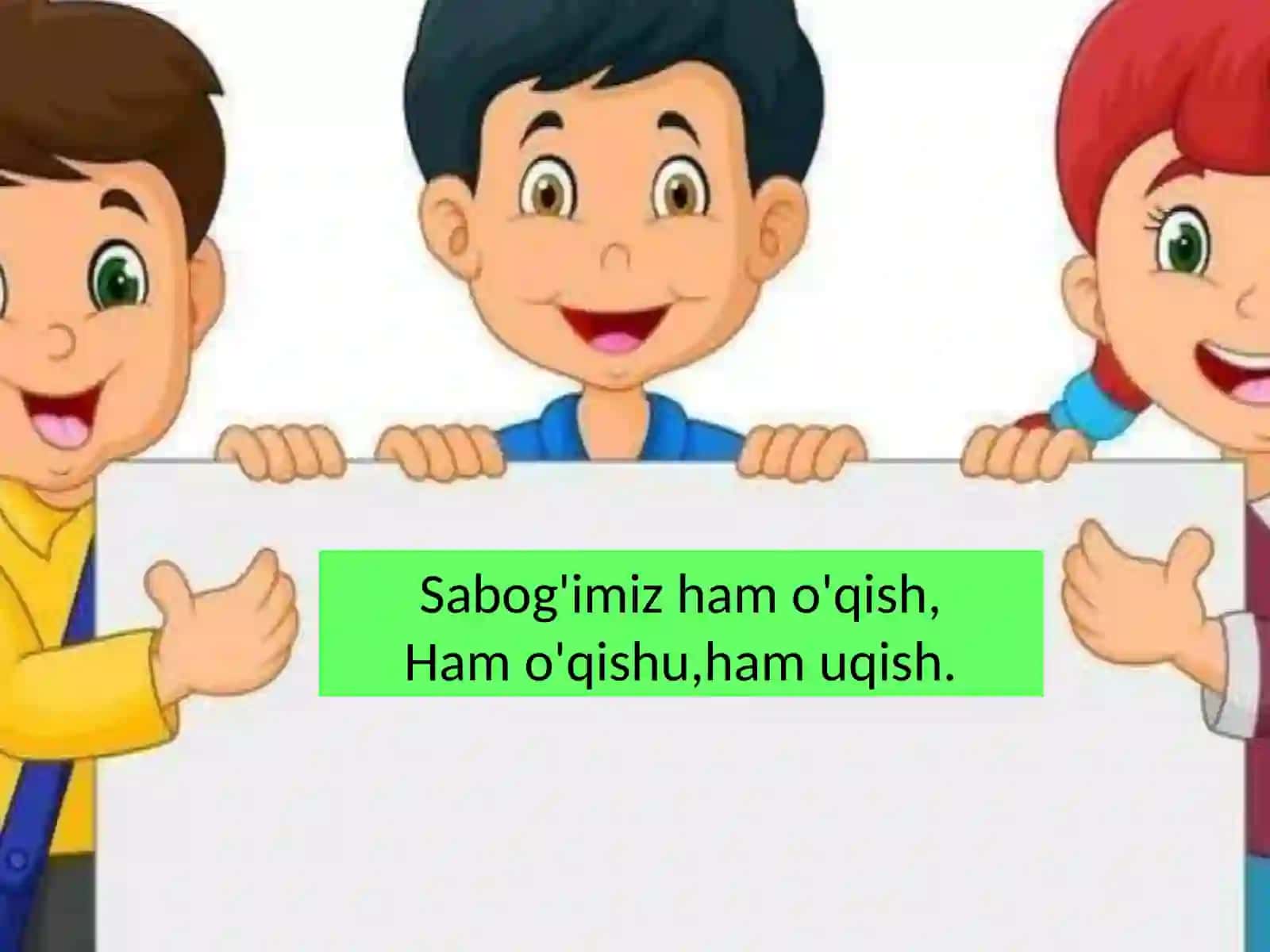 Sabog'imiz ham o'qish 2