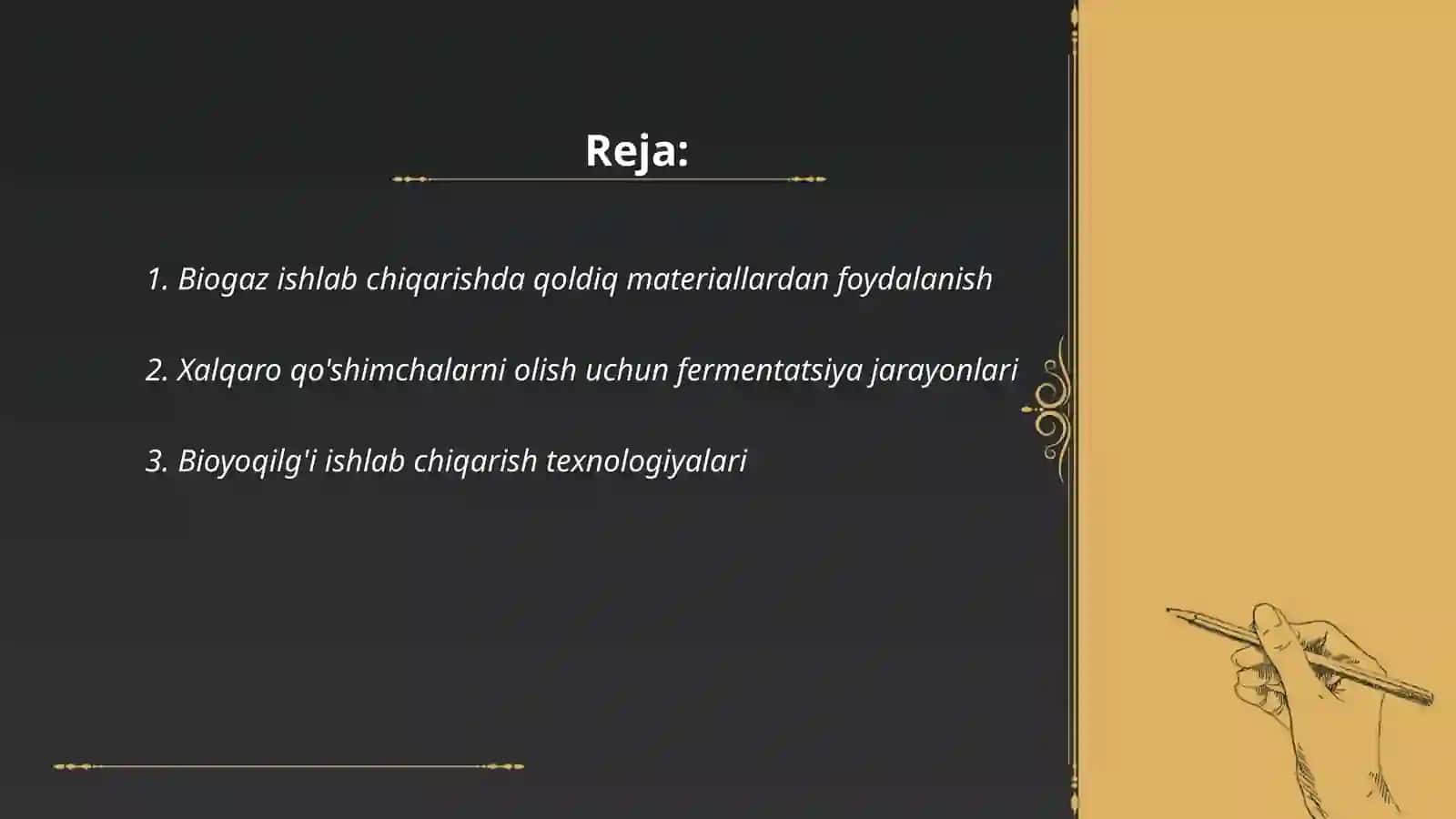 Biogaz ishlab chiqarishda qoldiq materiallardan foydalanish 2