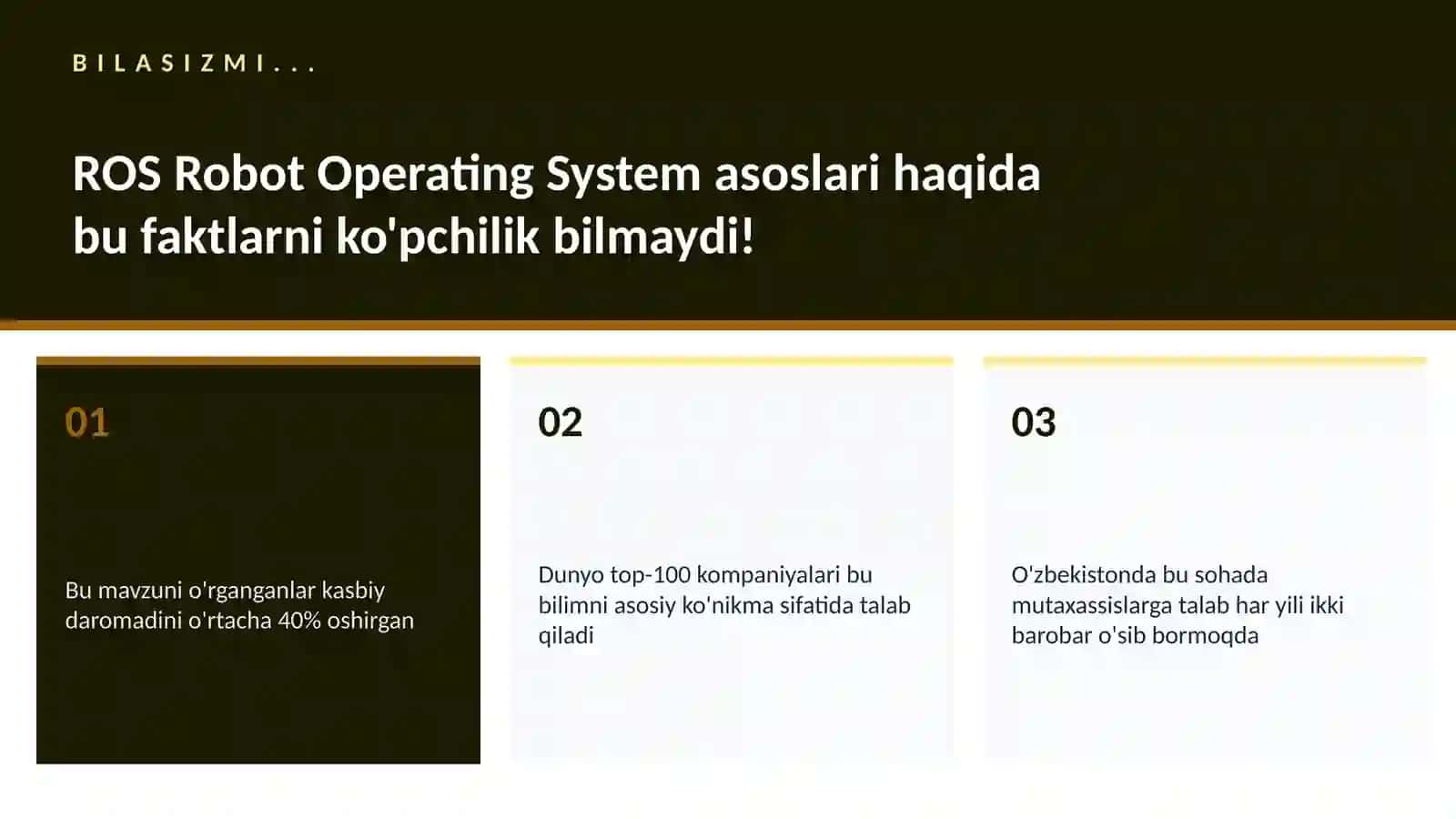 ROS Robot Operating System asoslari 2
