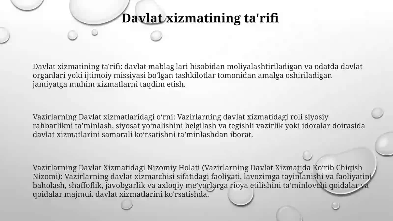 Davlat xizmati 2