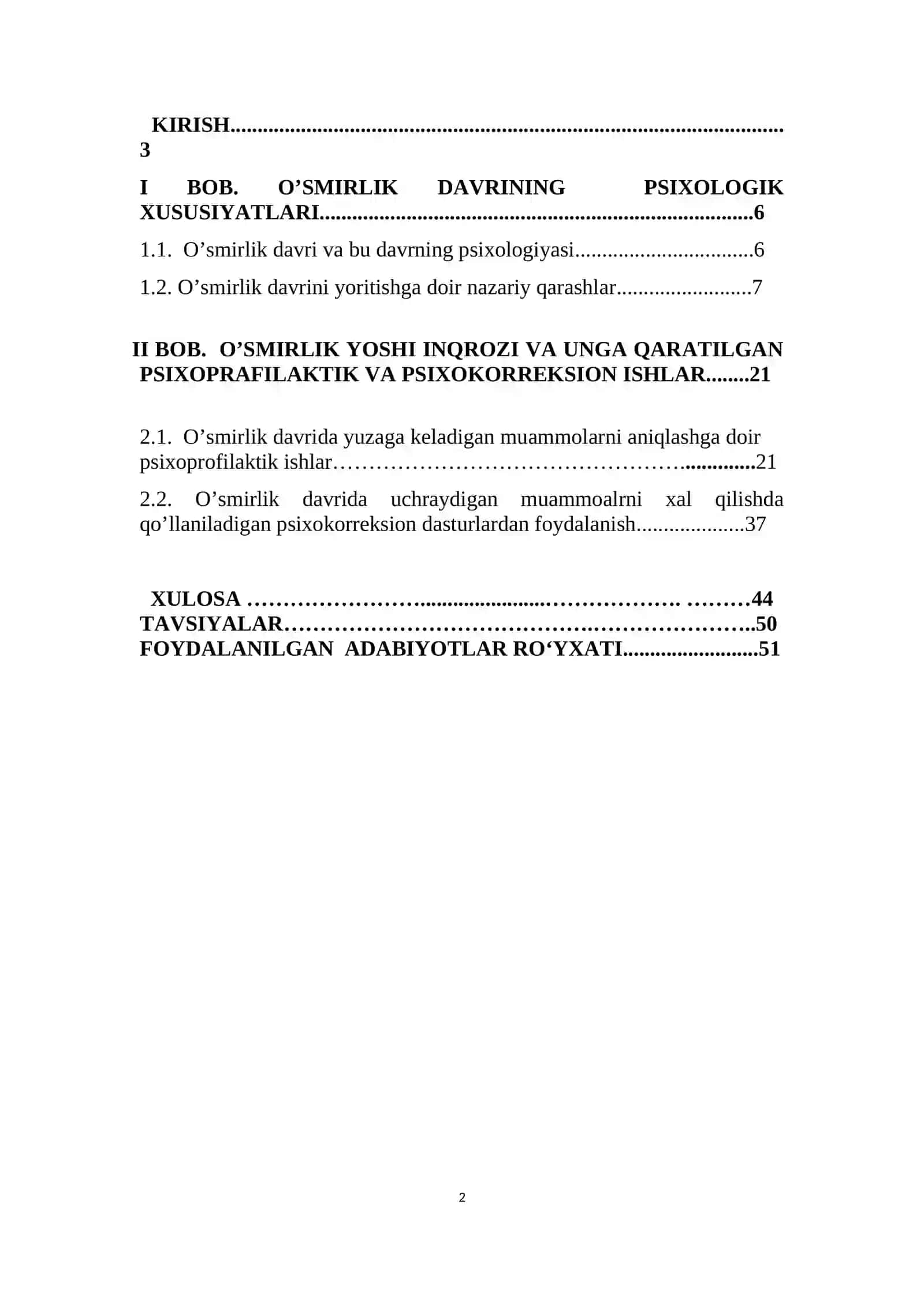 O’smir yoshdagi o‘quvchilarning muammolari va ularga ko‘rsatiladigan yordam 2