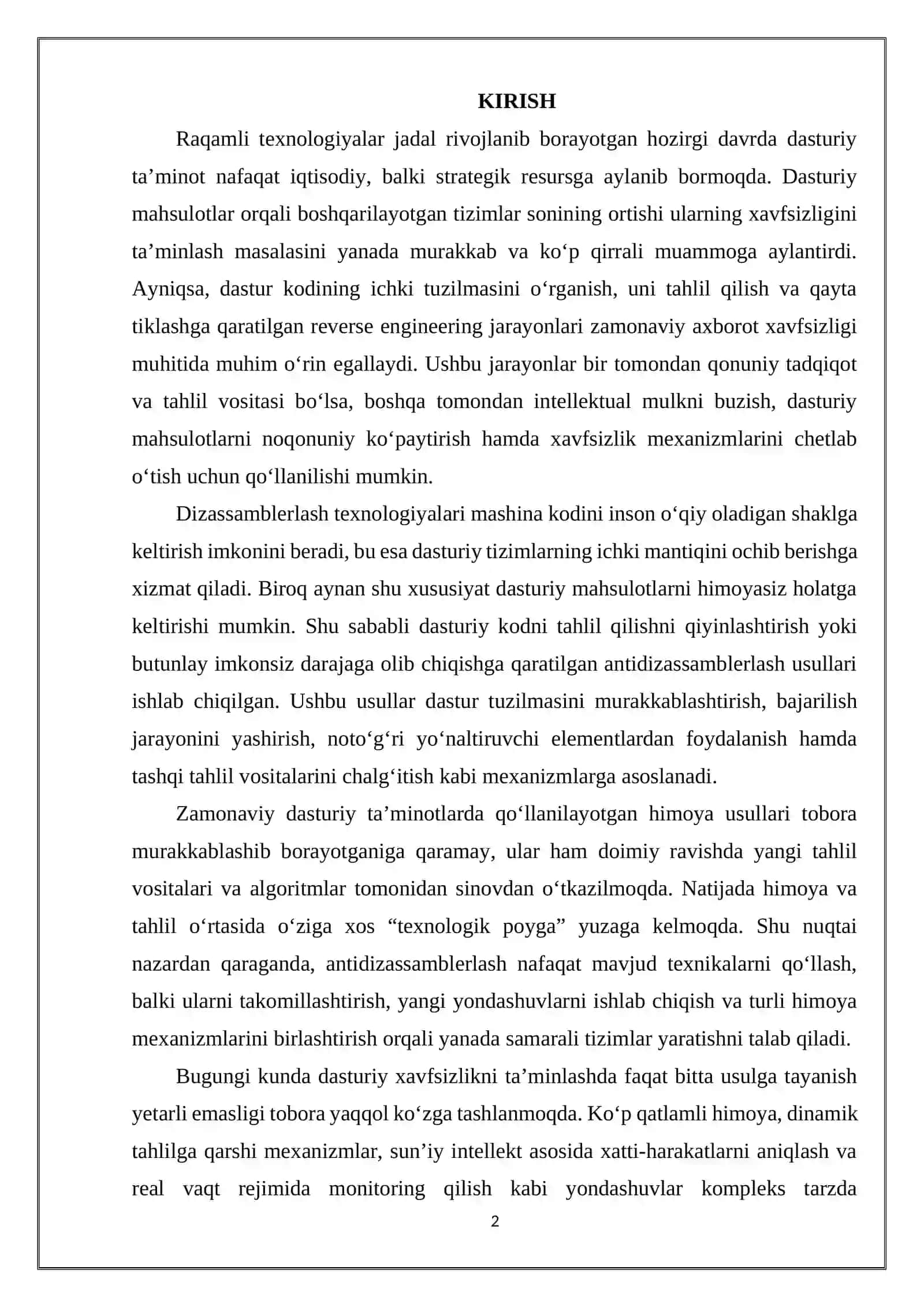 ANTIDIZASSAMBLERLASH USULLARIGA QARSHI ILG'OR CHORALAR VA STRATEGIYALAR ISHLAB CHIQISH 2