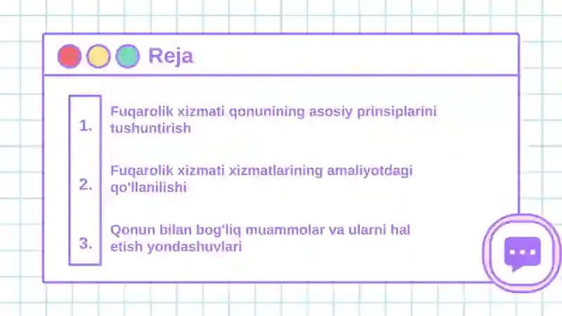 Davlat fuqarolik xizmati to’g’risidagi qonun 2