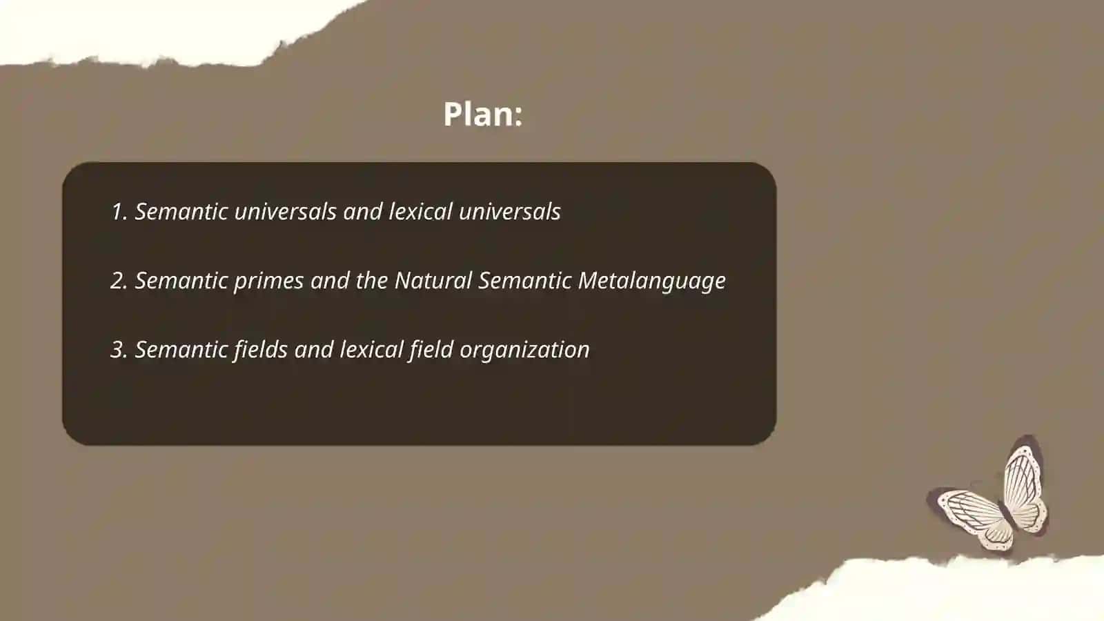 Semantic Typology 2