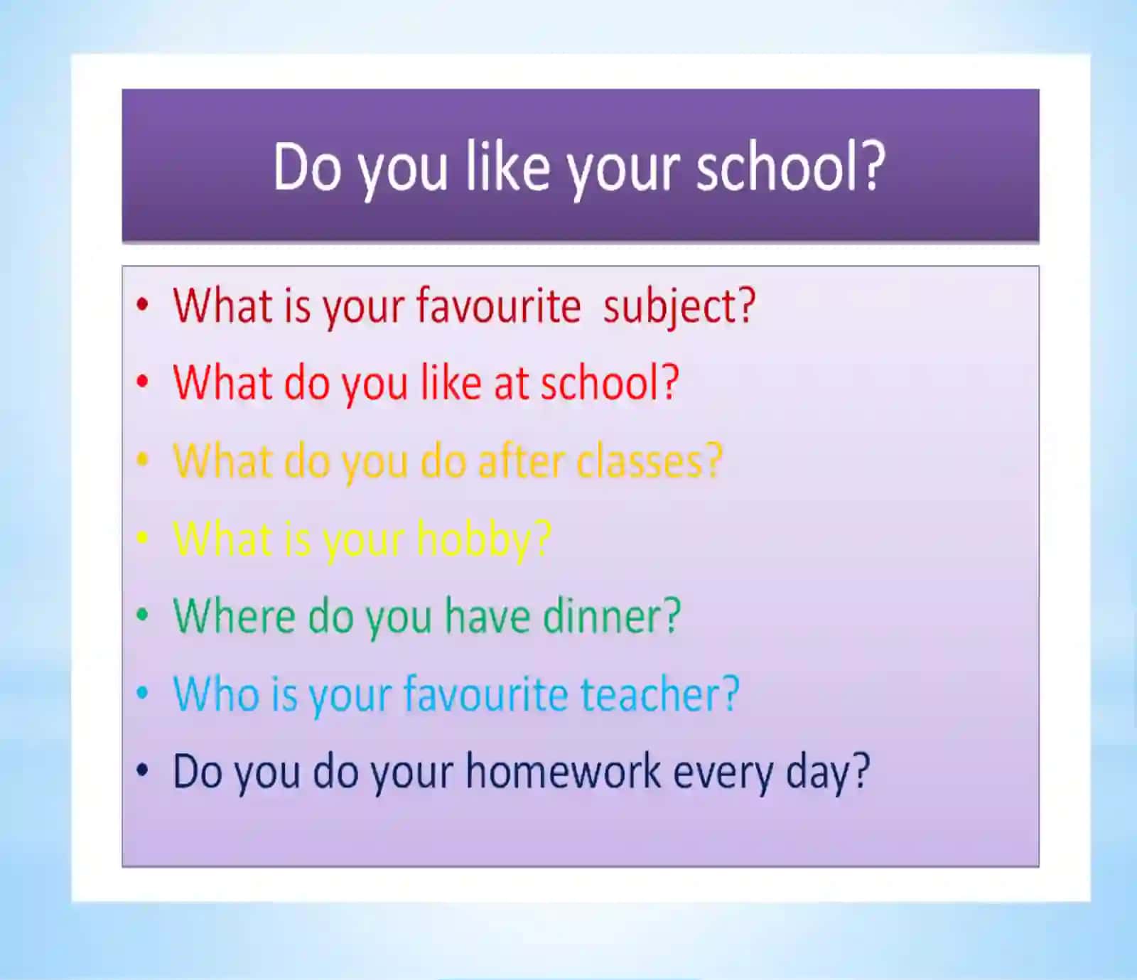 Form5Unit4Theme“School subjects” 2