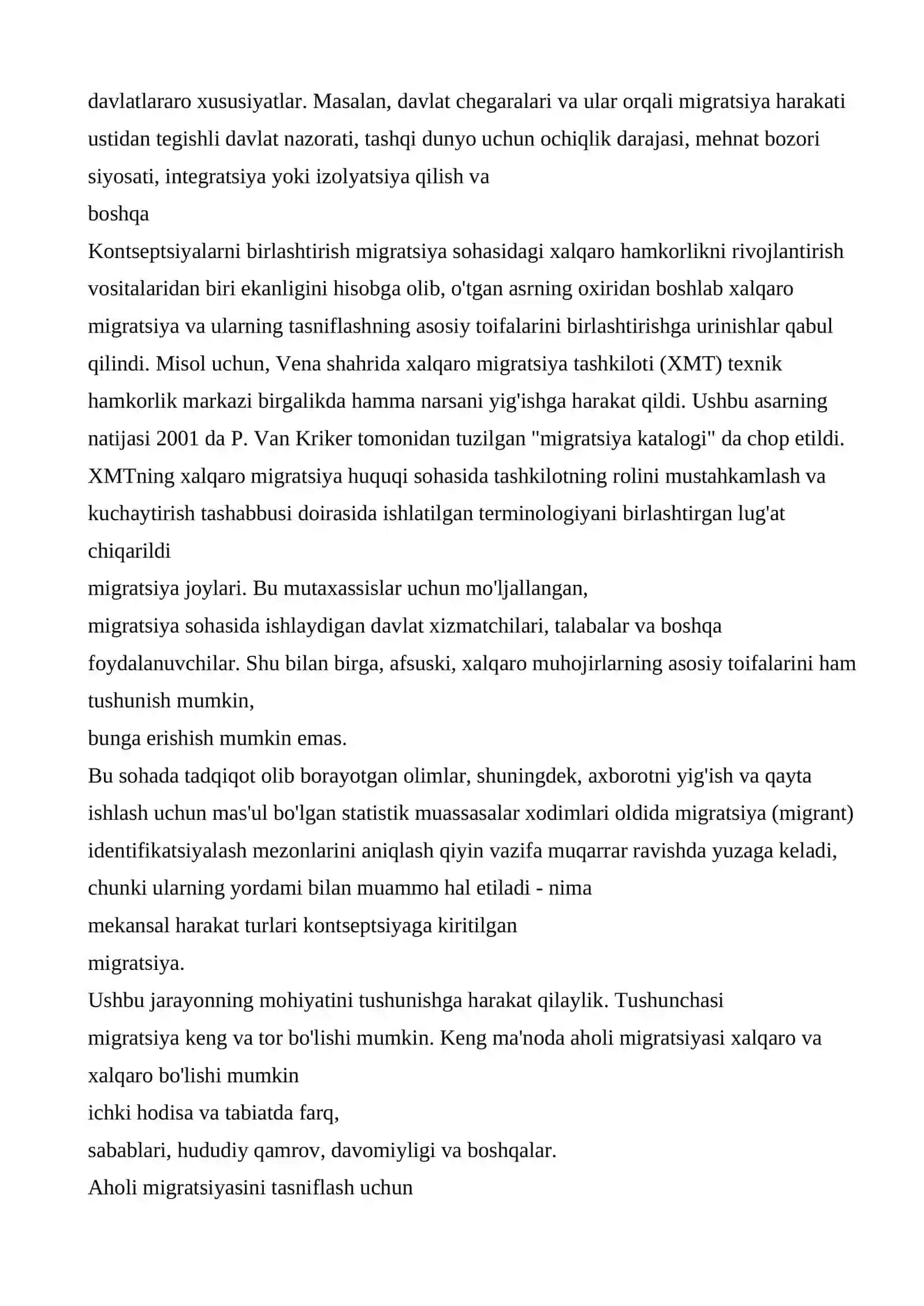 Migratsiya jarayonlari Tojikistonda 2